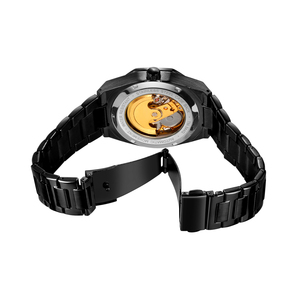 China fábrica FORSINANDO nova tendência de design OEM de luxo dos homens personalizados esqueleto mecânico automático Relógios - Product Image 6