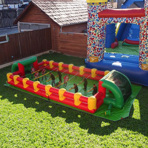 <span class=keywords><strong>Jeu</strong></span> de sport de plein air, équipement de location de fête gonflable en PVC pour enfants, table de football, <span class=keywords><strong>jeu</strong></span> de carnaval, baby-foot humain - Product Image 1