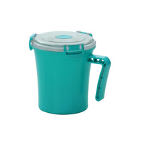 Conteneur en plastique PP sans BPA pour micro-ondes, pour soupes/aliments pour bébés, avec couvercle hermétique et ventilé, moulé par injection, empilable