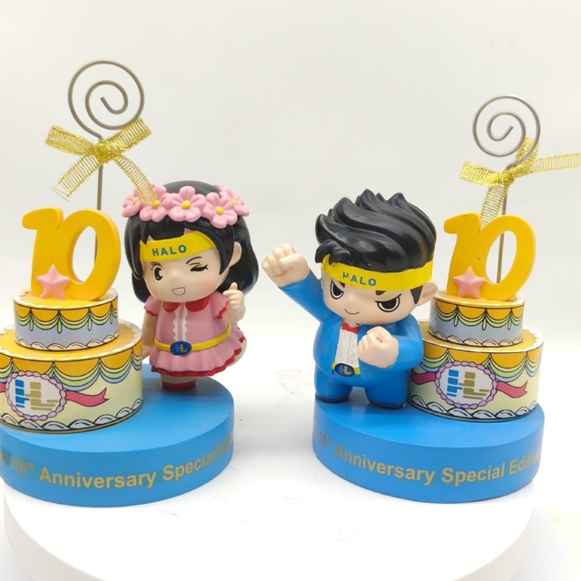 Trendy Toy Figure Enterprise IP Image Custom Cartoon Character Doll Desktop Decoration