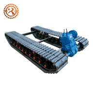 Pompe hydraulique pour chenilles d'excavatrice, châssis à chenilles à couple élevé, transmission stable et anti-usure pour travaux de terrassement