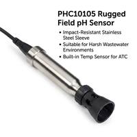 Capteur de pH numérique série PHC101, modèle PHC10101 pour laboratoire et électrode de terrain robuste PHC10105 avec gaine en acier inoxydable