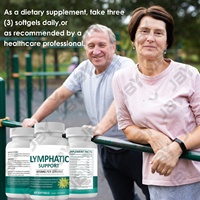 Capsules lymphatiques naturelles et biologiques JBY, extrait d'échinacée purpurea, 60 capsules/flacon, végétaliennes, sans gluten, pour soutenir le système immunitaire et l'énergie