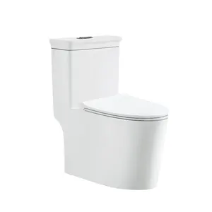 Medyag tek parça tuvalet sifon S tuzak 300 mm zemin monte seramik tuvalet çift floş iyi fiyat tuvalet