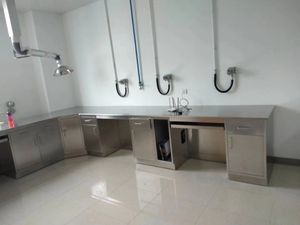 Équipement de laboratoire scolaire, mobilier d'étude éducatif, table de travail en acier inoxydable - Product Image 4