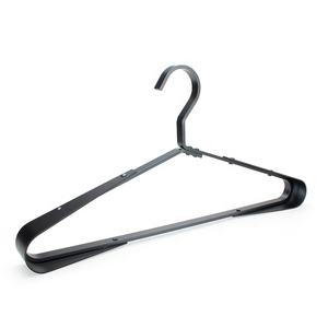 卸売ブラックカラー17.5インチフラットワイヤーアルミハンガーヘビージャケット用 - Product Image 3