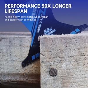 65mm Hot Press HCS High Carbon Steel BIM BI-Metal Oscillating Multi-Tool Saw Blades 100X Longer Life Curved Carbide <b>Edge</b> OEM - Product Image 5