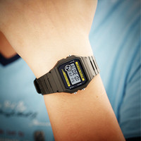 Jam Tangan Elektronik Vintage Kotak Keren Laris Manis, Multifungsi Digital untuk Pria, Jam Olahraga dengan Alarm, Mesin Jepang