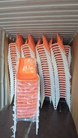 Chaise de conférence empilable en plastique, chaise de formation pour bureau, salle de réunion, événement scolaire, sièges publics