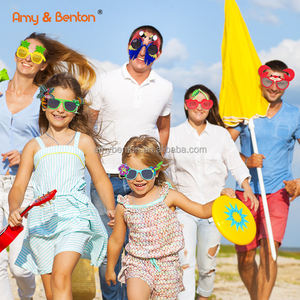 نظارات شمسية للحفلات نظارات هاواي مضحكة فستان استوائي فاخر الدعائم الصيفية لحفلات الأطفال هدايا الشاطئ لوازم الحفلات تحت عنوان - Product Image 5