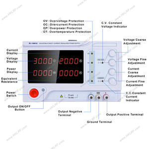 Régulateur de tension CC programmable ETOMMENS ETM-3050 30V50A 6000W, alimentation électrique, appareil de test expérimental - Product Image 3