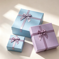 Boîte d'emballage de bijoux, boucles d'oreilles, bague, bracelet, collier, boîte cadeau, luxe exquis, personnalisable, boîte en papier de haute qualité
