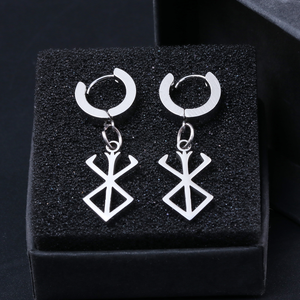 Pendientes Colgantes de Anime BSK Guts Black Swordsman Brand of <span class=keywords><strong>Sacrifice</strong></span> para Fanáticos del Anime, Cosplay y Regalo Promocional - Product Image 5