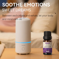 Purificateur d'air, parfum bois de santal et lavande, huile essentielle d'aromathérapie, huile essentielle soluble dans l'eau pour diffuseur et humidificateur