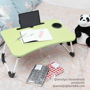Table d'appoint pliable pour ordinateur portable 60x40cm pour lit, chambre d'enfant, dortoir d'étudiant, fenêtre en <span class=keywords><strong>baie</strong></span> - Chine - Product Image 3