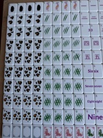 Tuiles de Mahjong Créatives en Acrylique Effet Dessin Animé, Boîte en Bois de Mahjong Finition Patinée à la Main, Jouet de Divertissement pour Fêtes et Usage Domestique, Thème Animal Panda