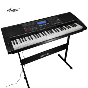 Aiersi 2022 hottest electronic organ keyboard synthesizer piano with dynamic key ideal for practice and solo performances