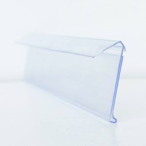 Porte-étiquette de bande de données en Pvc d'extrusion porte-étiquette de prix en plastique pour affichage d'étagère en métal - Product Image 1