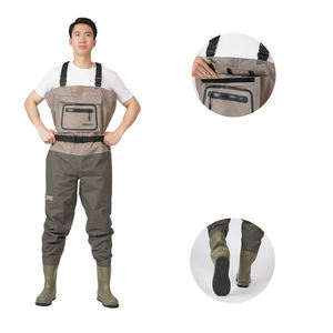Tributary Stockingfoot chet-tinggi Fly Fishing wader tahan lama bernapas tahan air - Product Image 2
