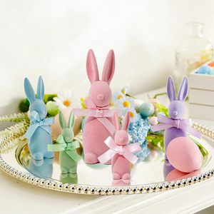 Décoration de fête en gros directement de l'usine, jouet animal classique en mousse floquée, échantillon gratuit, ornement lapin de Pâques, décoration de lapin pour la maison - Product Image 4