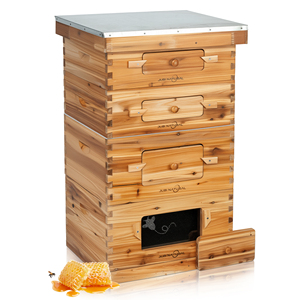 Kit completo de colmena de abejas de 40 marcos, caja de colmena de abejas de madera Langstroth con techo de metal para Apicultura - Product Image 6