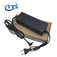 Adaptateur secteur de bureau YTYS YS-128 AC-DC 12V 12A/15A avec connecteur 5,5x2,5mm et câble de 1,2m, garantie de 2 ans pour téléviseurs LED/LCD