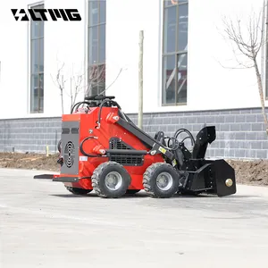 LTMG new 260kg EPA engine euro 5 engine mini skid steer loader with snow blower hot sale in europe