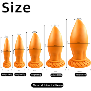 Weibliches Anal Sexspielzeug Tiger Zahn Silikon OEM Golden Silica <span class=keywords><strong>Gel</strong></span> Langzeit tragen Spaß Spielzeug für Erwachsene Sexuelles Vergnügen Court Back Toy - Product Image 2