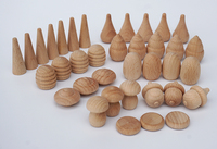 Blocs de construction en bois non finis pour l'artisanat peint et les arts de la décoration, artisanat en bois DIY, poupées en bois