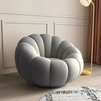 Sofá Individual de Lujo con Tela Japonesa, Sofá Tipo Calabaza, Sofá Tatami para Balcón o Dormitorio, Silla Ajustable en Altura