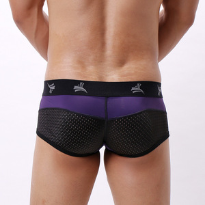Da uomo <span class=keywords><strong>Sexy</strong></span> Multi-stile di Nylon biancheria intima in maglia traspirante Logo personalizzabile all'ingrosso sulla vita modello stampato per <span class=keywords><strong>ragazzi</strong></span> taglie forti - Product Image 4