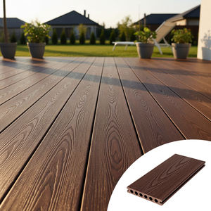 SUPERECO Revêtement de sol en WPC moderne, gaufrage 3D, installation par clipsage, écologique, imperméable, durée de vie supérieure à 15 ans, <span class=keywords><strong>terrasse</strong></span> extérieure - Product Image 1