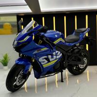 Moulé sous pression 1:9 alliage moto GSX-1000R métal modèle Collection roue avant direction choc abse modèle orption moto modèle jouets