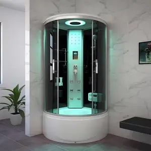 Unità bagno prefabbricata con vasca da bagno doccia combo in una stanza vasca da bagno per massaggi doccia a vapore cabina doccia