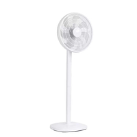 Ventilateur de bureau debout 2 en 1 45W Ventilateur de sol oscillant à base ronde de 16 pouces avec télécommande
