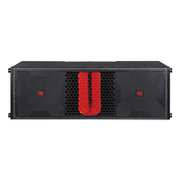 Pro-3123 Système de sonorisation actif professionnel à 3 voies, double 12 pouces, haute puissance, pour stades et grands événements en direct