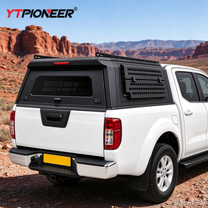 2026 Nissan <span class=keywords><strong>Navara</strong></span> D40 <span class=keywords><strong>D22</strong></span> D23 <span class=keywords><strong>Hardtop</strong></span> pour benne de pick-up double cabine, tout-terrain 4x4, avec panneau MOLLE et porte-bagages de toit, type coque de camping - Product Image 1