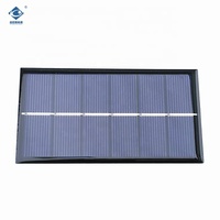 Mini panneau solaire intelligent ZW-11060-3V, vente en gros, chargeur de panneau solaire mini 3V, panneau solaire en époxy résistant aux intempéries 0,95W