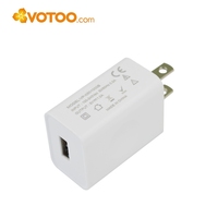 Adaptador de Corriente de Pared de Alta Calidad con Puerto USB, Salida de 1A a 2A, Cargador de Teléfono Móvil, Adaptador USB Tipo C