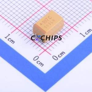 TAJE107K016RNJ ตัวเก็บประจุแทนทาลัม CASE-E-7343-28(มม.) ( ความจุ: 100uF )( ความแม่นยำ: 10%) แรงดันไฟฟ้าที่กำหนด: 16V ) - Product Image 1