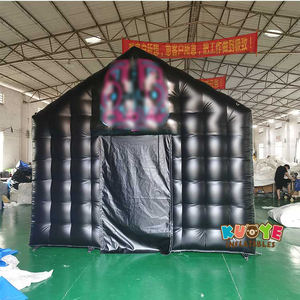 18x15ft PVC Logo Douanes Gonflable Disco Tente pour <span class=keywords><strong>Location</strong></span> Comercial Noir Air Cube Tente Grande Discothèque Disco Party Tente AS5333 - Product Image 2