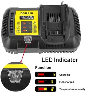 ราคาถูก คุณภาพสูง สำหรับแบตเตอรี่ Li-ion 10.8V 14.4V 18V 20V ใช้แทน DCB118 DCB115 DCB105 - Product Image 4