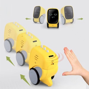Robot tactile intelligent à capteur alimenté par l'IA, multifonctionnel, interactif, avec fonction d'enregistrement musical et <span class=keywords><strong>de</strong></span> danse, lumière LED, jouet cadeau <span class=keywords><strong>de</strong></span> Noël - Product Image 4