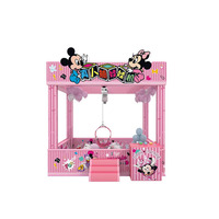 Machine à griffes géante d'extérieur pour parcs d'attractions et salles d'arcade, avec impression numérique personnalisable, kit de prise US