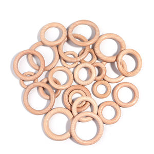 Holz Bastel ring Natürliche unvollendete Mini Holz ringe Kreis Holz Anhänger Steck verbinder für DIY-Projekte Schmuck und Bastel arbeiten - Product Image 5