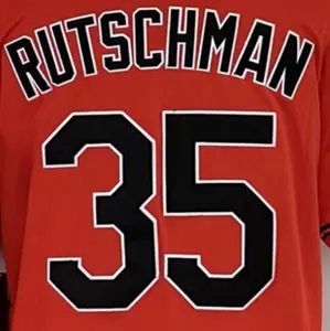 Versand bereit Baltimore Adley Rutsch man Orange Beste Qualität Genähtes Baseball trikot