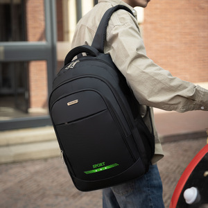 Linxue Men's <b>Backpack</b> 20-35L Large Capacity Laptop Bag Business Commuter Outdoor Leisure Solid Color Green Gray Red Blue - Product Image 4