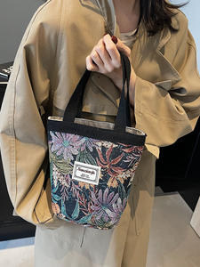 Bolso Tote de Lona Novedad Primavera 2026 para Mujer, Bolso de Hombro Individual de Moda, Bolso Cubo de Mano - Product Image 4