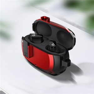 Funda protectora para auriculares <span class=keywords><strong>Beats</strong></span> <span class=keywords><strong>Studio</strong></span> <span class=keywords><strong>Buds</strong></span> 2021, a prueba de golpes, con gancho para llavero - Product Image 2