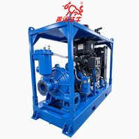 Pompe auto-amorçante diesel sur châssis pour l'approvisionnement en eau des champs pétrolifères et des sites de fracturation hydraulique